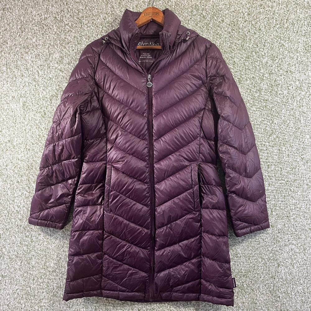 Calvin Klein Puffer Down Jacket Medium Purple - image 1